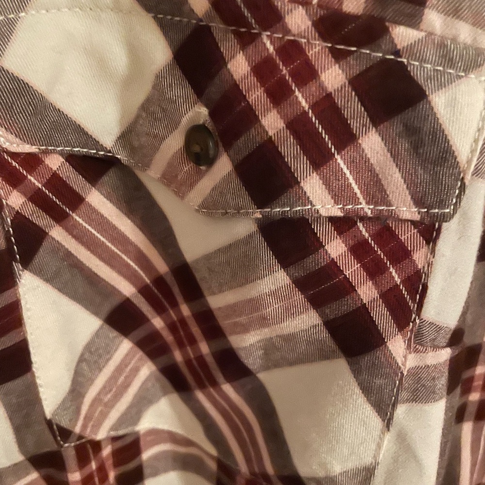 NWT Sanctuary Boyfriend For Life button down flannel shirt 3X - Picture 3 of 8